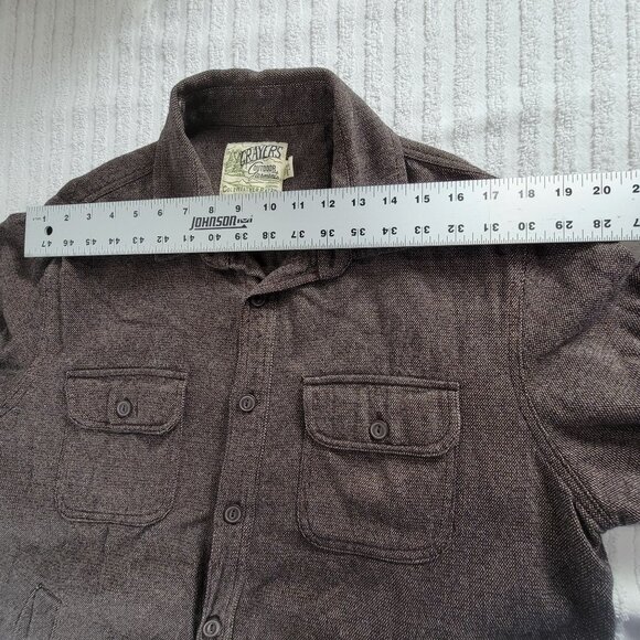 Grayers Outdoor Garments Cold Weather Rated Mens Brown Cotton Shirt Jacket Large - Picture 5 of 8